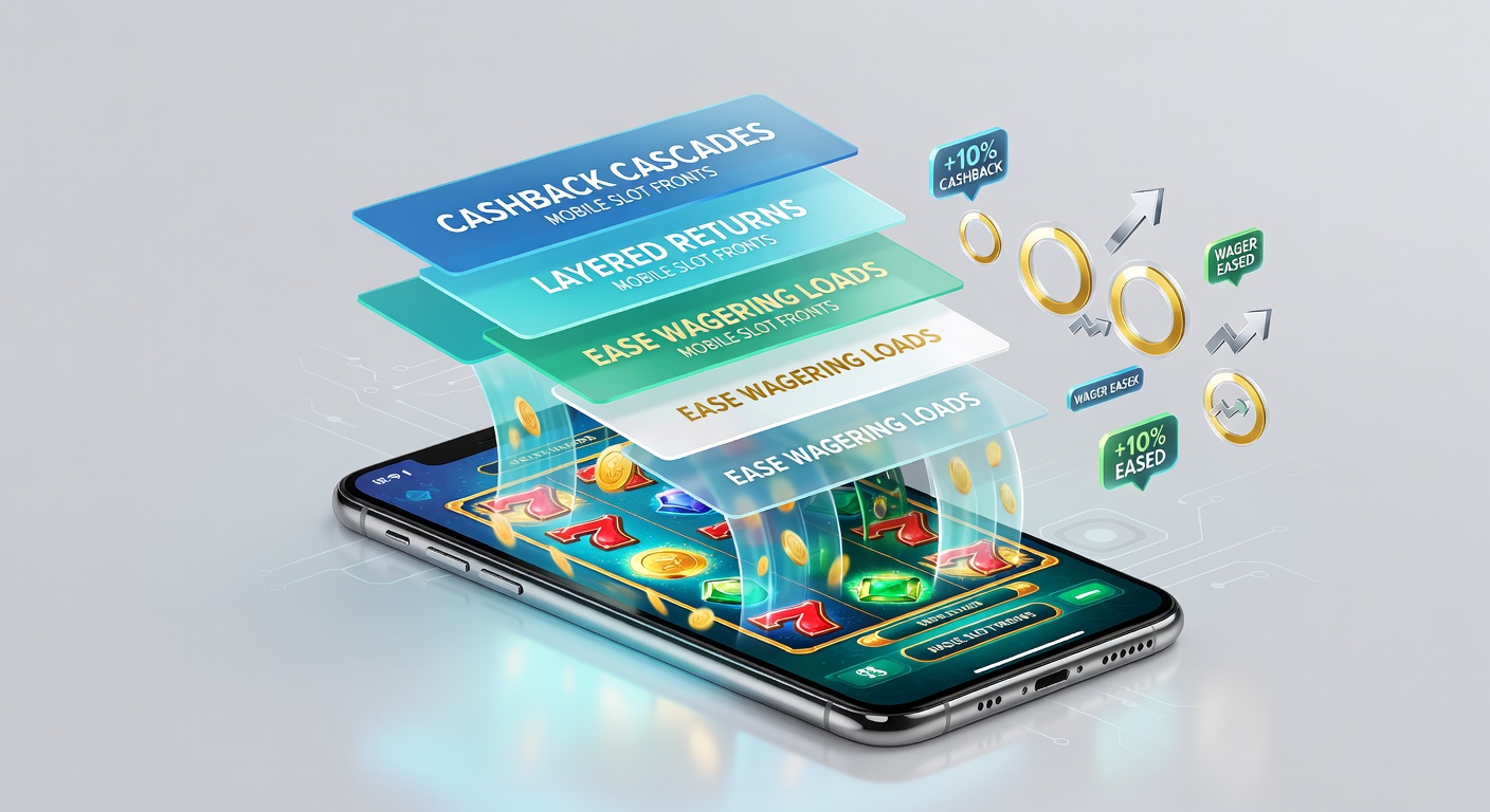 Diagram showing multi-tier cashback flow easing wagering paths in a sample mobile slot session