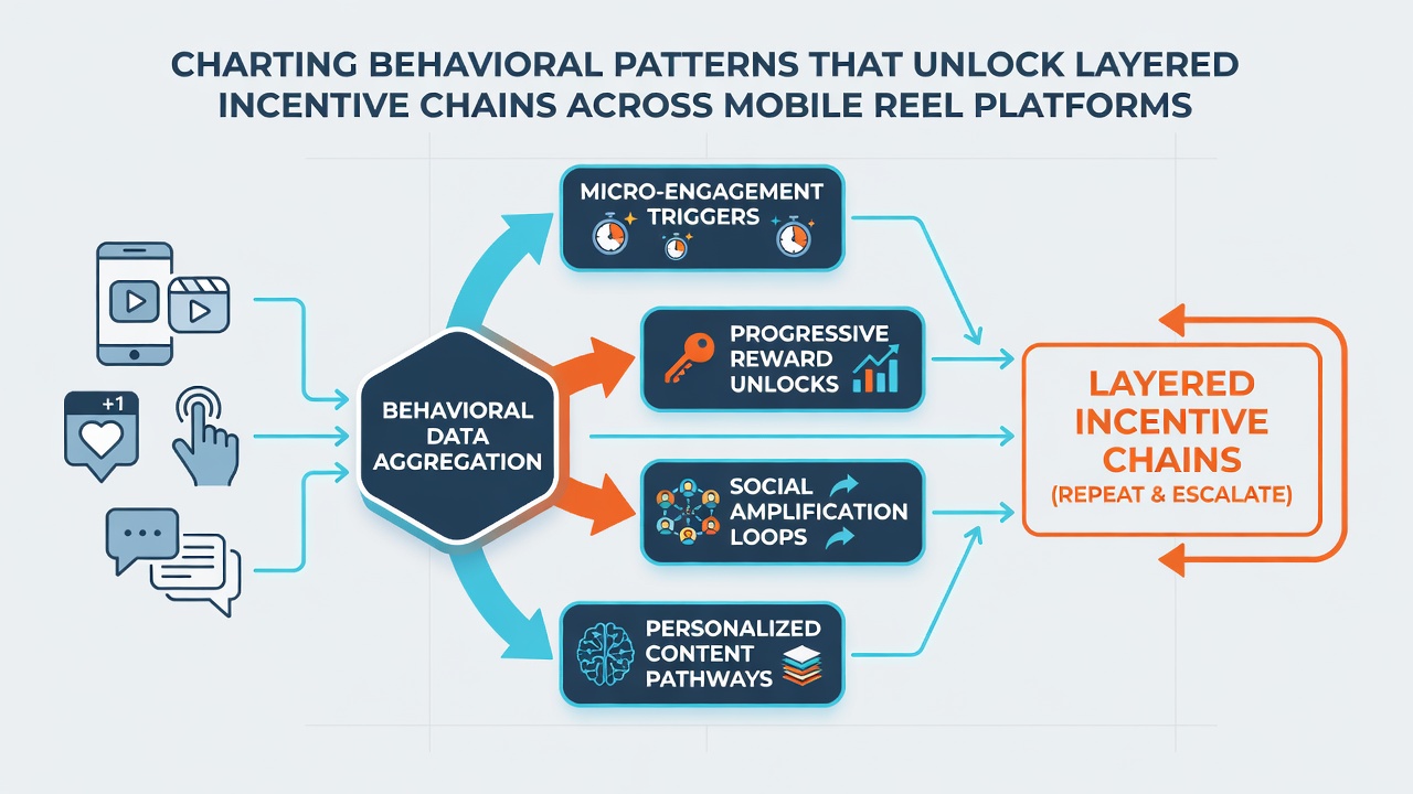 Data visualization charts showing behavioral patterns and incentive progression across mobile slot sessions