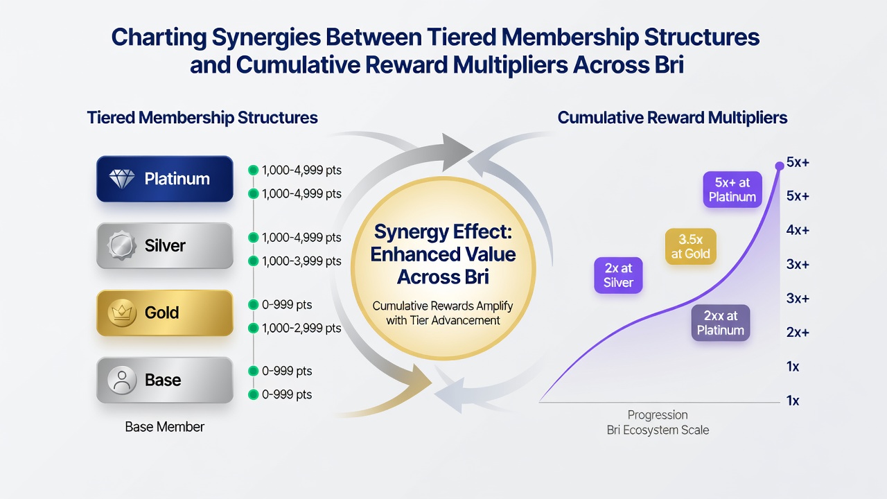 Diagram showing how tier progression interacts with accumulating reward multipliers across multiple British gaming sites