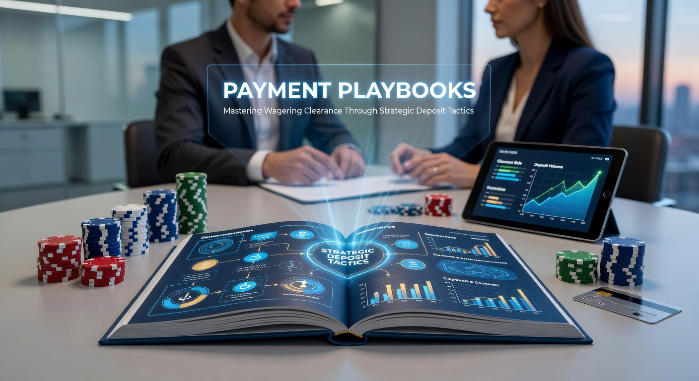 Chart comparing wagering clearance times across payment methods like crypto, e-wallets, and cards on a vibrant gaming dashboard