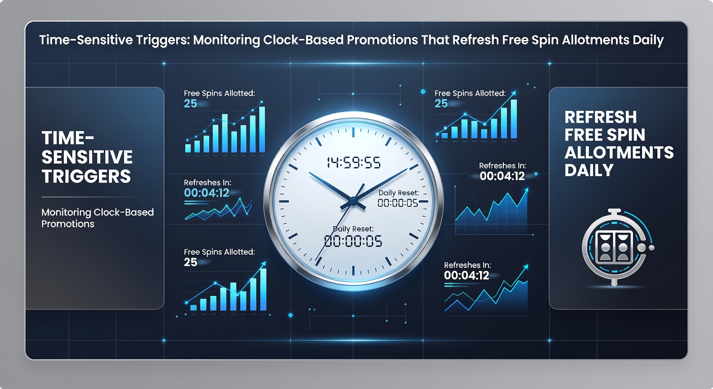 Screenshot examples of in-app timers and notification systems used to track daily free spin refreshes